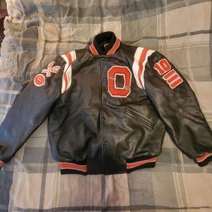 Vintage Osseo, MN All Leather Letterman Jacket Size L/XL?